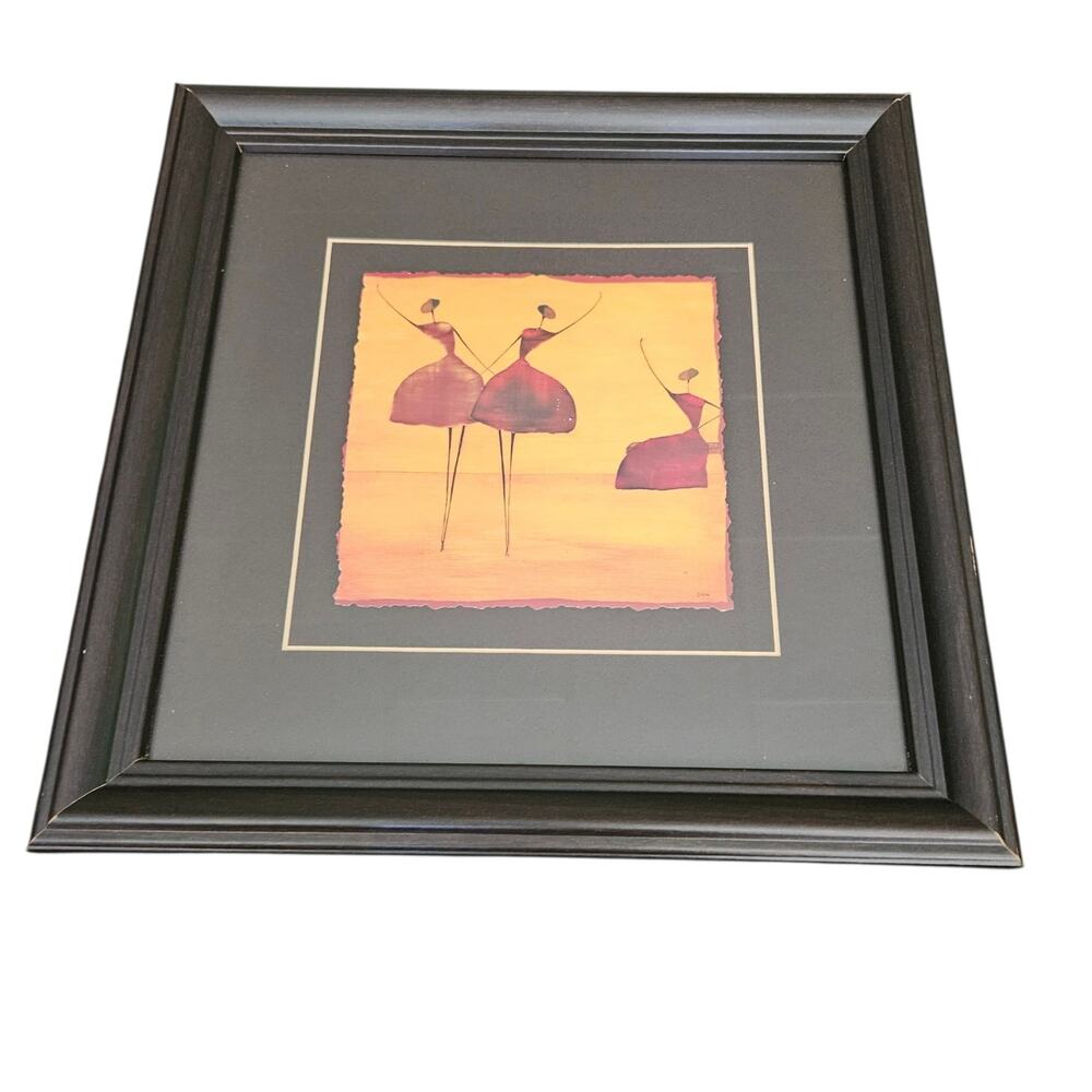 Contemporary Home Ballerina Danseuse Framed Wall Art Print by Ona Target Decor